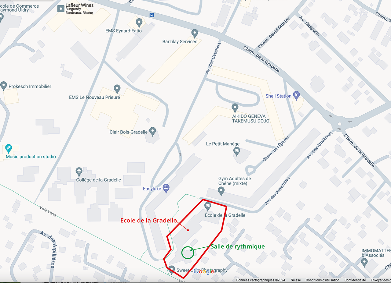 Plan - Ecole de la Gradelle